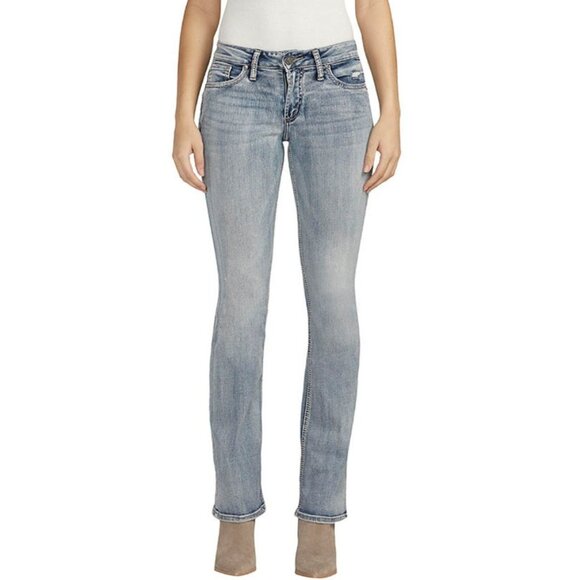 Silver Jeans - Suki Mid Rise Slim Bootcut Jeans - Picture 4 of 9